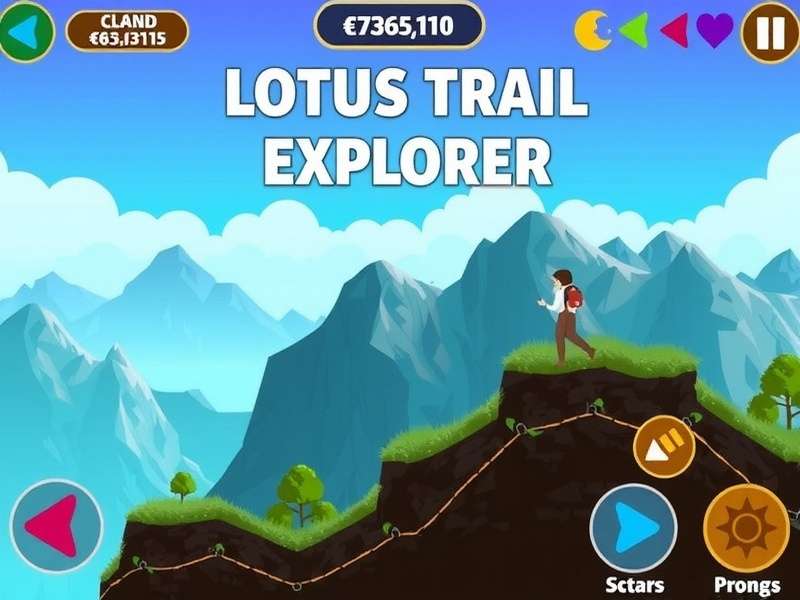 Lotus Trail Explorer Game Screenshot
